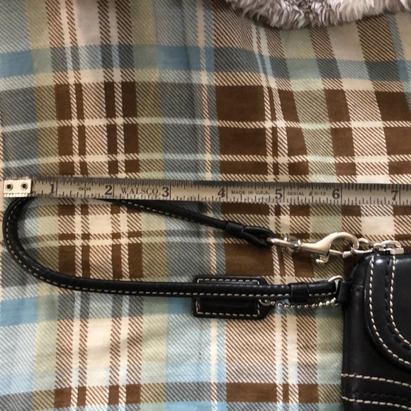 Coach Buckle Leather Wristlet - Picture 9 of 9